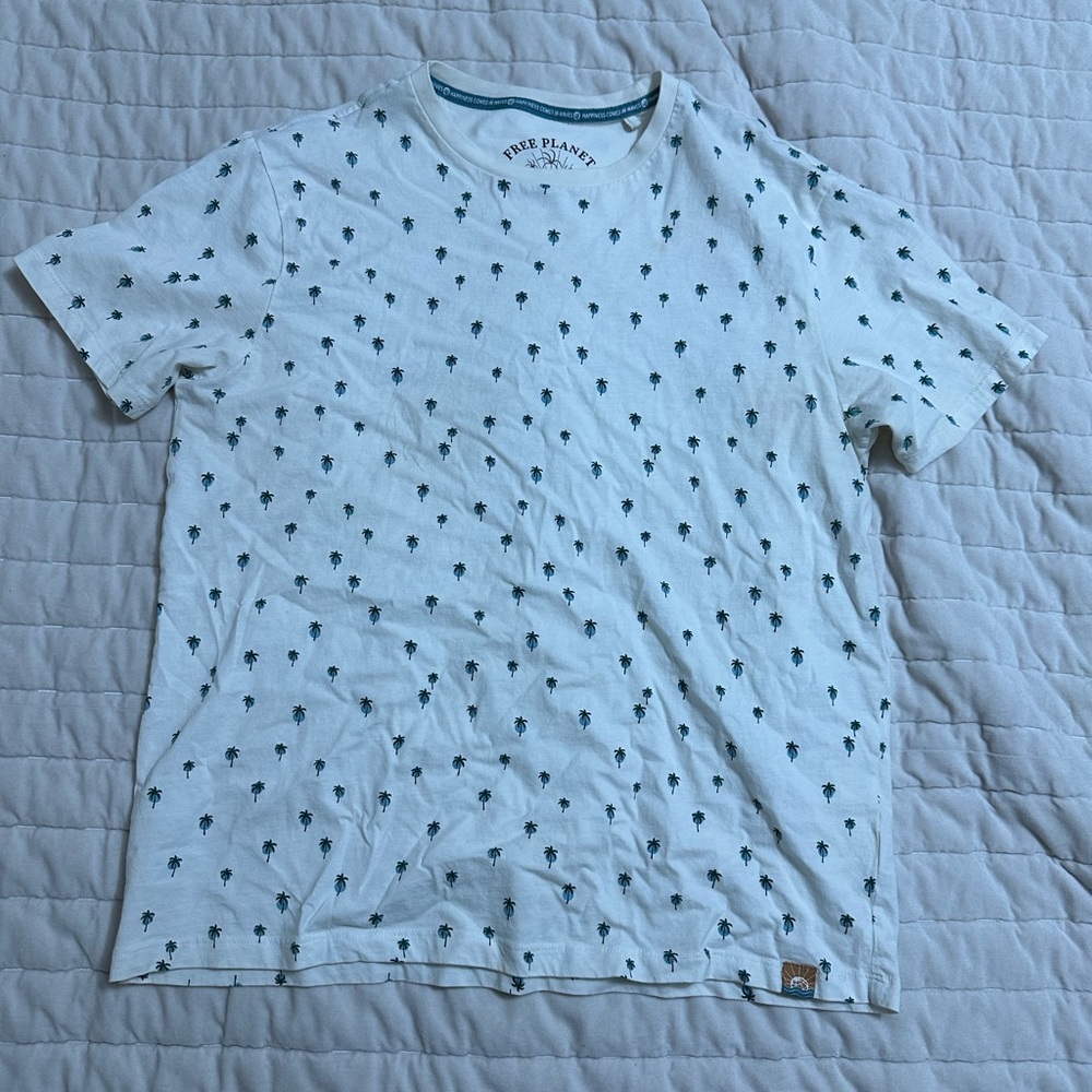 Men’s palm tree short sleeve shirt